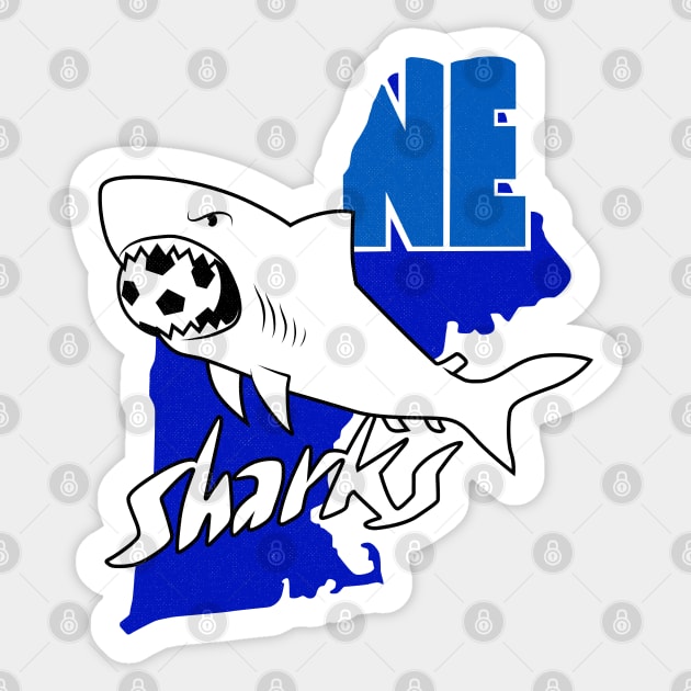 deffunct New England Sharks Soccer 1981 Sticker by LocalZonly